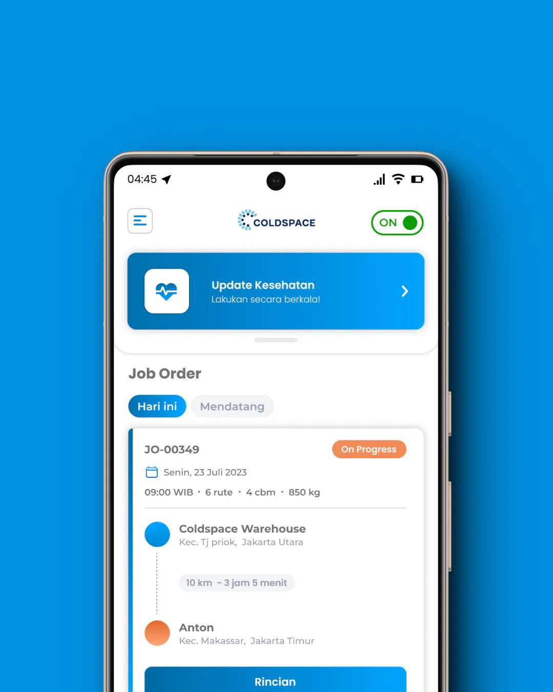Cargoshare Driver project preview