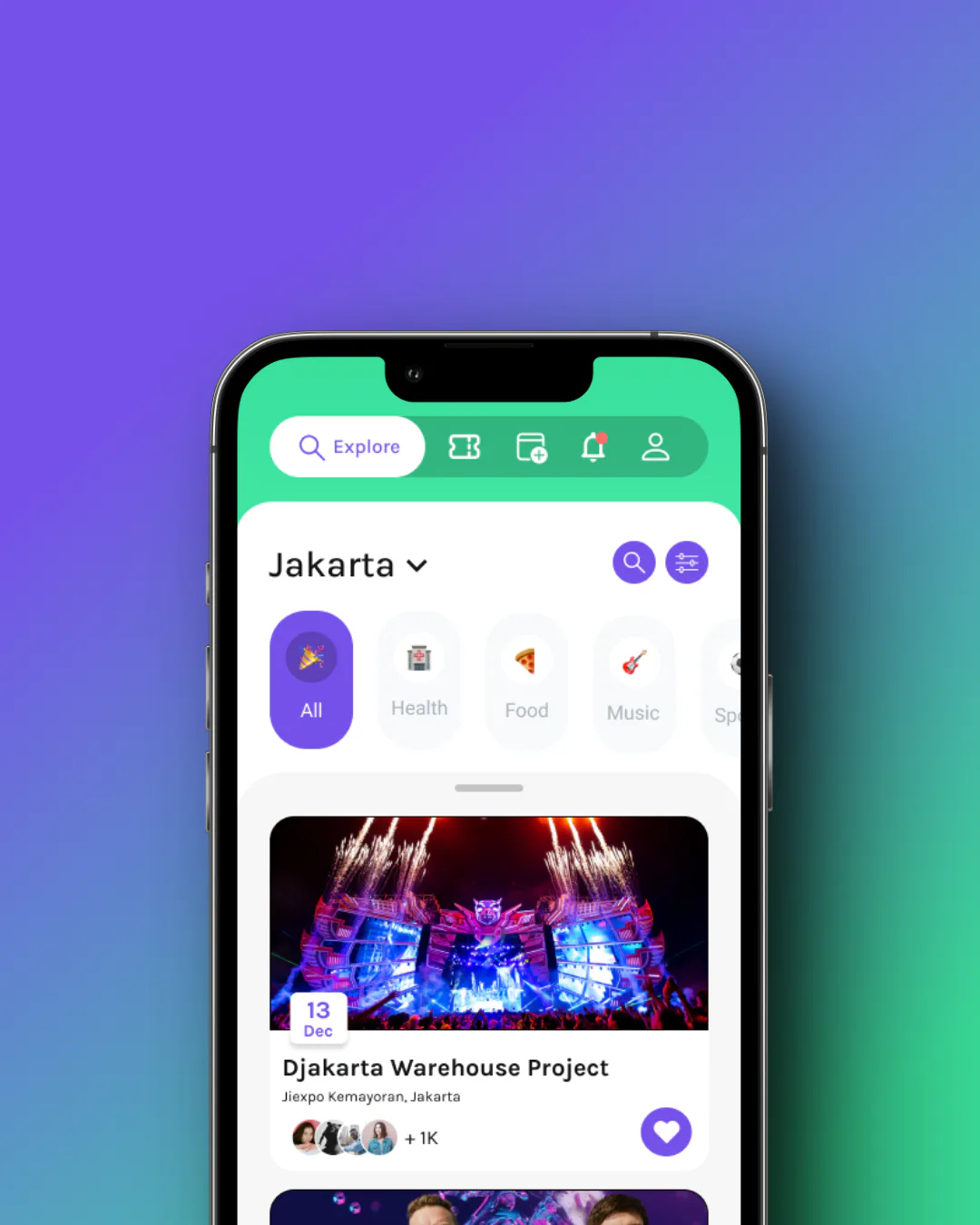Eventree project preview